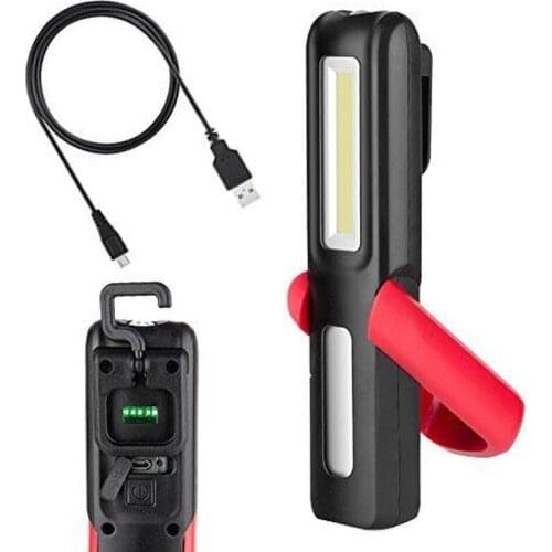 3W LEDMini Flashlight Outdoor Energy Saving Flashlight Portable Lantern Rechargeable Work Camping Lamp Magnet Energy Saving Lamp