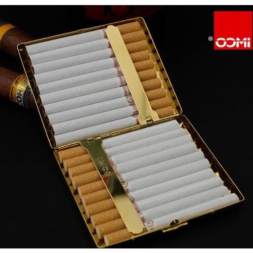 Ultrathin brass copper cigarette case creative Constantine IMCO high quality old silver mens gift 20 cigarettes