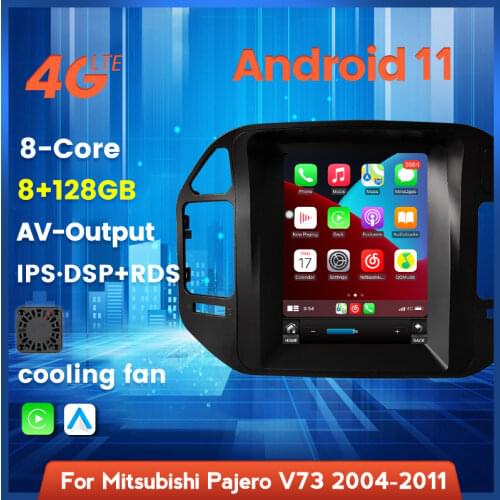 Vertical Tesla Screen For Mitsubishi Pajero V73 V77 V68 V75 GPS Car Radio 2004-2011 Navigation video stereo WIFI Carplay