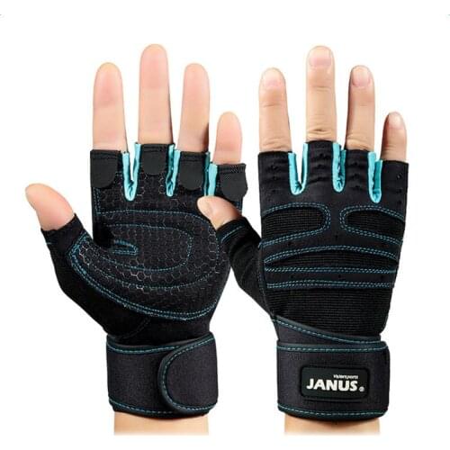 High Quality Sports Fitness Gloves Equipment Training Dumbbells Anti-skid Palms Cycling Half Finger Gloves Hiking Gloves