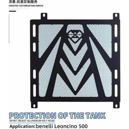 SPIRIT BEAST Retro Motorcycle Radiator Grille Guard Cover Radiator Net Water Tank Protection Net For Benelli Leoncino 500