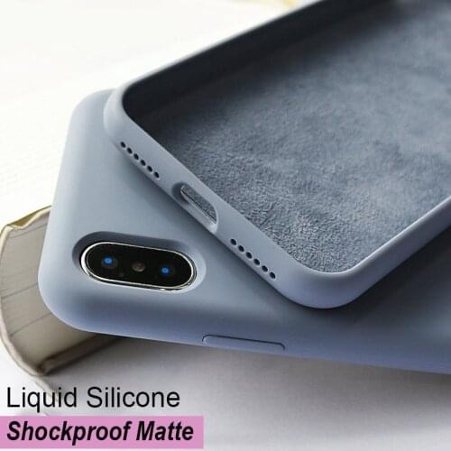 Full Lens Protect Liquid Silicone Case for OPPO A5 A9 2020 Realme C3 5 6 7 Pro 4G 5G XT