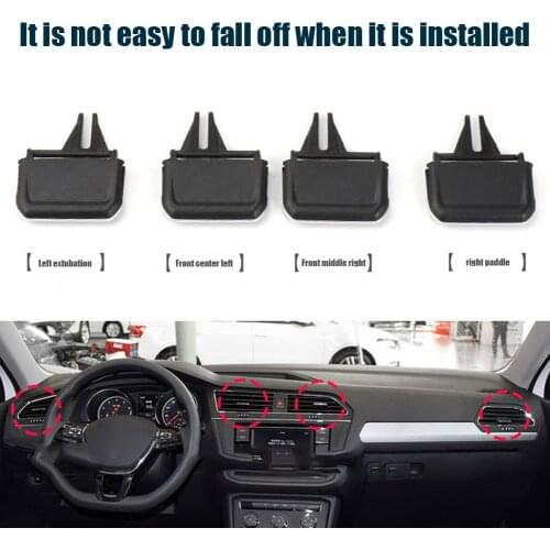 For Volkswagen VW Tiguan 2017 2018 2019 2020 2021 Car A/C Air Vent Tab Clip Auto Air Conditioner Outlet Repair Kit Car Accessori