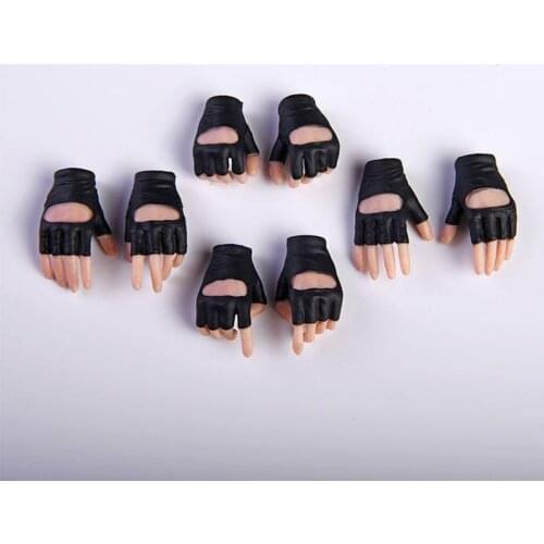 1/6 Replacement Pale Skin Glove Hand Type Gun Grip Gesture Model Fit 12'' TBL Action Figure Body