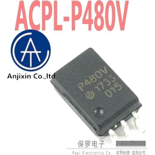 10pcs 100% orginal and new optocoupler ACPL-P480V silk screen P480V SOP-6 in stock