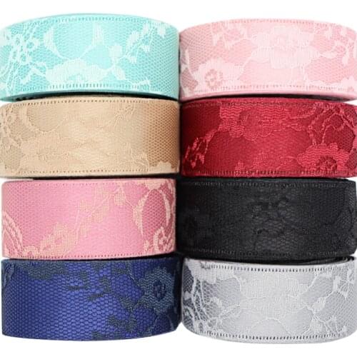 10 Yards Lace Fabric Pattern Ribbon 1" 25MM/1.5" 38MM For Hair Bows DIY Crafts Handmade Accessories M19041601