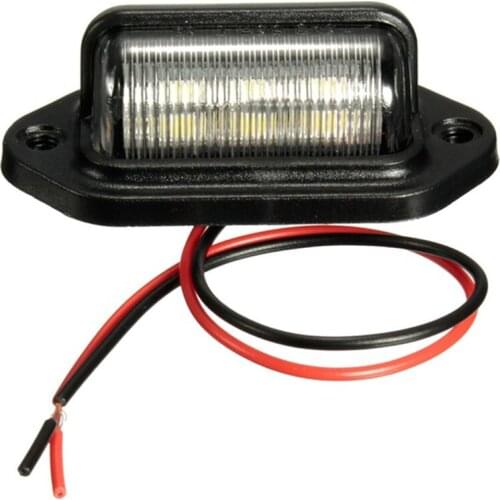 1X 6LED License Number Plate Tag Interior Step Light For Boat RV Trailer Caravan