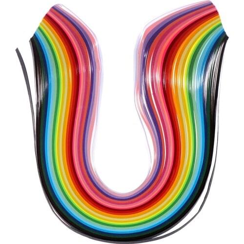 260 Paper Quilling Strips Set Flower Gift Paper 3mm 39cm Handmade Paper Decoration For Craft DIY Quilling Tools