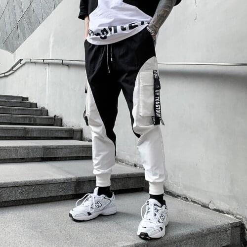 2021 spring and summer casual pants male functional wind Japanese youth small foot pants national trend cargo pants