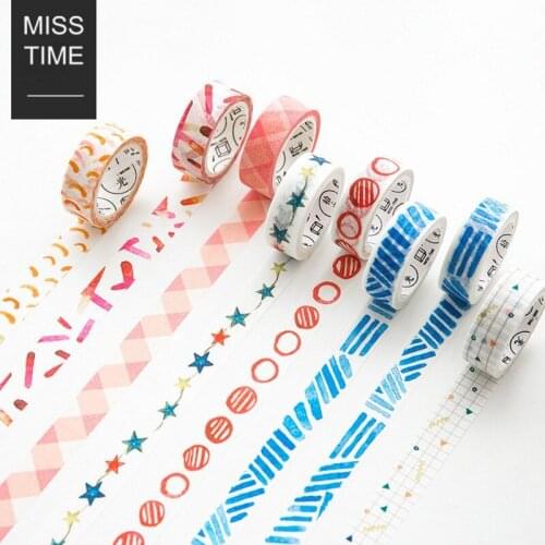 15 mm*7 m Romantic Season of Cherry Decorative Washi Tape DIY Scrapbooking Masking Tape School Office Supply Escolar Papelaria