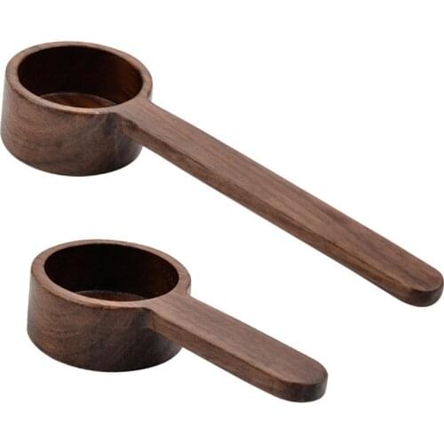 Wooden Grade Bean Coffee Spoon for Home Work Soup Spoon Solid Tableware Long Handle Teaspoon Coffee Spoon Stir Stick Spoon Safe