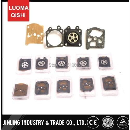 10 Sets 5200 carburetor Diaphragm to fit 3800 4500 5200 5800 Chainsaw carb rebuild tool seal parts