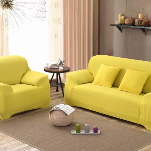 4 Size 5 Color Spandex Stretch Sofa Cover Elasticity Polyester Solid Colors Couch Cover Love seat Sofa Furniture Cover S-56