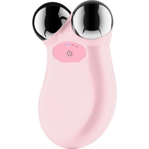 Electric Rechargeable Face Lift Tool Firming Beauty Massage Body Face Massager 3D Microcurrent Facial Massager Roller