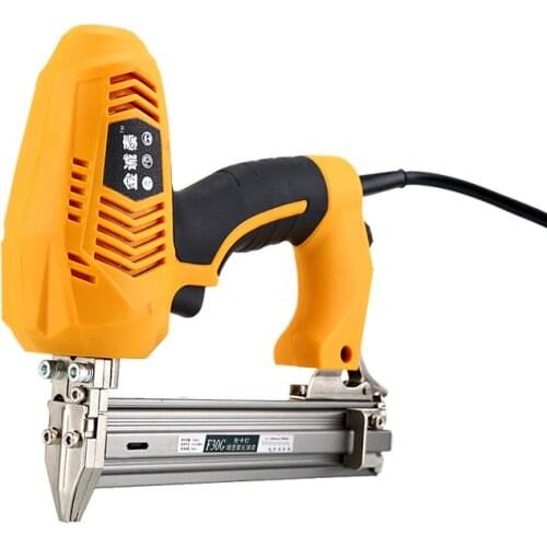 Framing Tacker Electric Staples Gun With 300Pcs Nails 220V 2000W Electric Power Tools For Woodworking Hand Tool