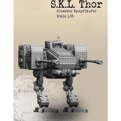 1/35 fantasy - Heavy Battle Laufer figure Historical toy Resin Model Miniature Kit unassembly Unpainted