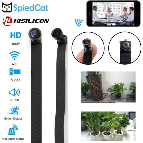 HD 1080P WIFI IP P2P Network Webcam Wide Angle Lens Mini DIY Wireless Module Motion Activated DV Small Camera Support TF Card