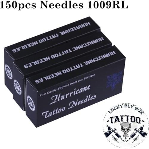 Tattoo Needles 150PCS Professional Tattoo Needles 1009RL Disposable Sterilze Round Liner Tattoo Needles For Tattoo Body Art