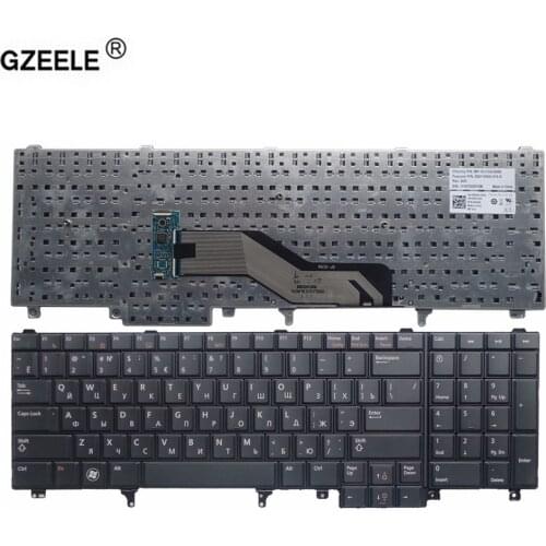 GZEELE New RU Laptop keyboard for Dell Precision M2800 M4600 M4800 M6600 M6800 RU russian black