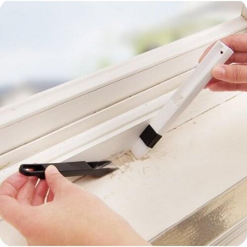 Newest Arrivals Multipurpose Window Door Keyboard Cleaning Brush Cleaner+Dustpan 2 In 1 Tool NEW Color random