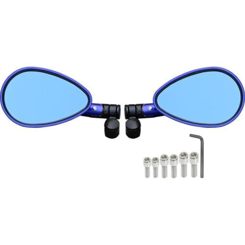 Universal motorcycle aluminum rear view mirror rod end side mirror for Hyosung Triumph Aprilia Ducati kawasaki Honda Suzuki KTM