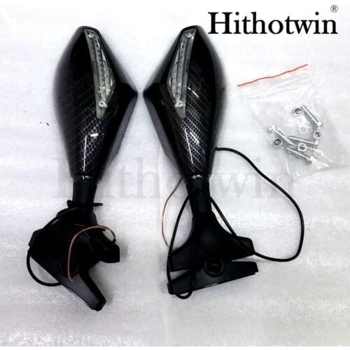 Motorcycle Rearview Mirror with turning light For YAMAHA TZR250 3XV FZR250R FZR400 MAX500 XJ6R FZ6 FZ6R YZF600R YZF1000R ZG1400