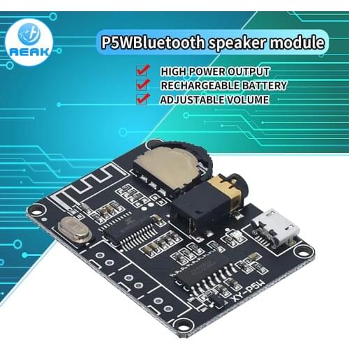 New 5W+5W PAM8406 Bluetooth 5.0 DC3.7-5V stereo audio power amplifier module XY-P5W for Arduino diy kit