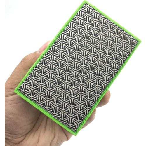 New Diamond Hands Polishing Pad 90*55*30mm For Ceramic Tile Glass Marble Edge Burr Steel Special-Shaped Rough Surface Grinding