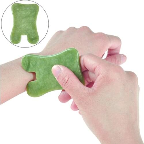 New Natural Jade Stone Guasha Board Massage Tool SPA Therapy Massager Antistress Body Care Scraping Board 3 Style
