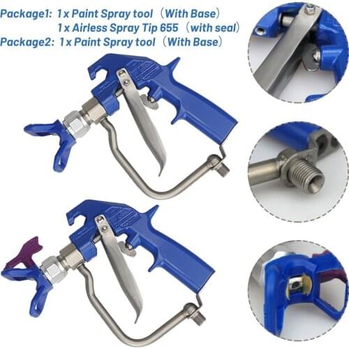 Airless Spray Gun With 655 Nozzle Paint Sprayers Accessories 4000PSI 27.6 MPa For Graco. / Wagner Paint Machine