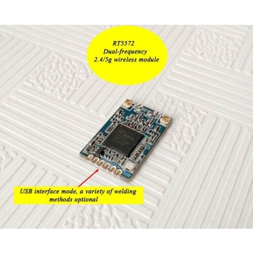RT5572 Dual Frequency 2.4 / 5G Wireless Wifi Module Wifi Module Monitoring Wifi Module USB Network Card