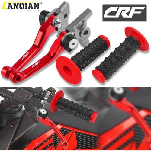 Dirt Bike Brake Clutch Levers Rubber Handlebar Grips For Honda CRF150R/F CRF250R/X CRF450R/X/RX CRF250 RALLY CRF230F CRF250L/M