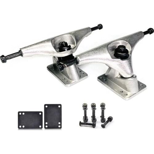 6.25Inch Silver Surf Skateboard Truck Surf Skate Skateboard Truck Longboard Truck Fish Board Long Board Steering Bracket