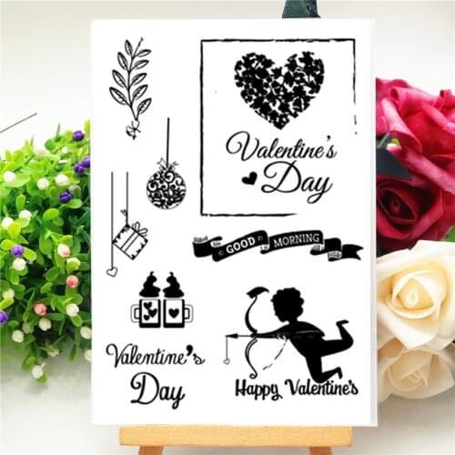 11*16CM Cupid Transparent Clear Stamps / Silicone Seals Roller Stamp For DIY Scrapbooking Photo Album/Card Making
