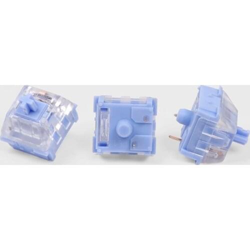 10pcs Kailh Blue Switches For Mechanical Gaming Keyboard DIY Maintenance 3 Pin Axis Paragraph Switch