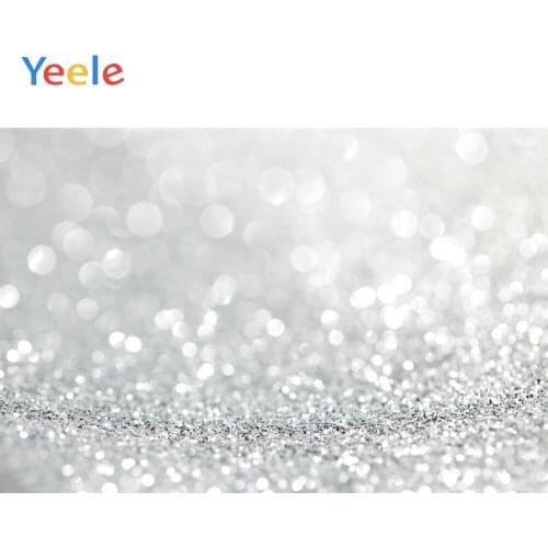 Yeele Silver Light Bokeh Dreamy Party Portrait Doll Photography Backgrounds Photographic Customized Backdrops for Photo Studio