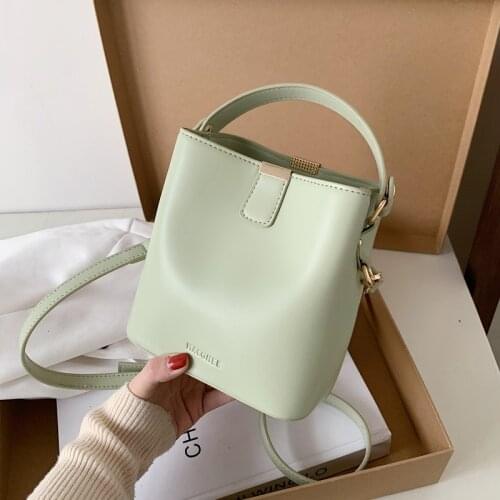 North bag simple ins messenger bag women 2021 new fashion simple bucket bag Single Shoulder Handbag women