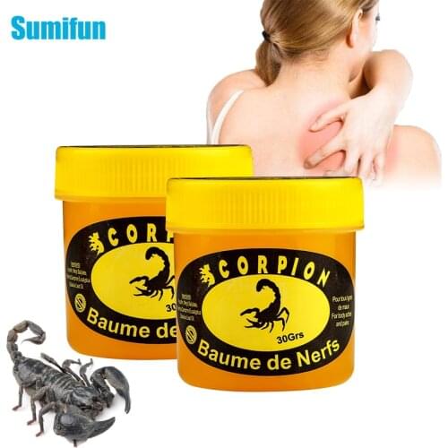 30g Scorpion Cream Cooling Oil Mint Repellent Mosquito Bites Treatment Dizziness Joint Pain Hot Powerful Relieve Ointment P0164