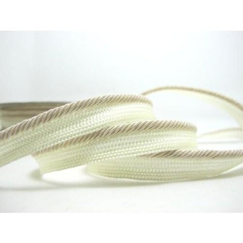 5 Yards 3/8 Inch Cream Twisted Piping Lip Cord Trim|Pillow Cushion Trim|Upholstery Edging Trim Sewing Supplies