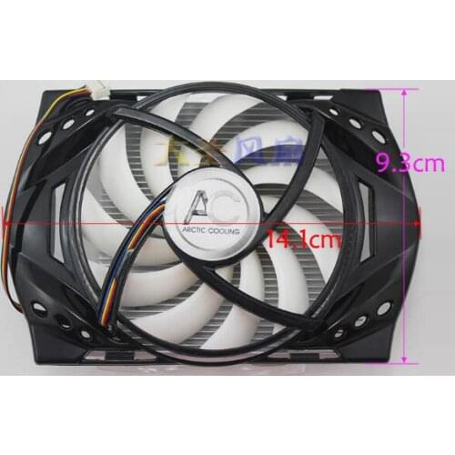 AC Junyu GTX750Ti 2GD5 SX650 1024KDD Four-wire Fan and Display Card Radiator
