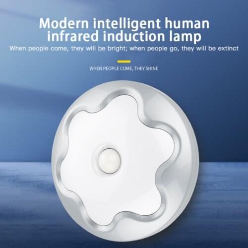 Wireless Night Lights IR Motion Sensor Light LED Kitchen Cabinet Staircase Closet Bedroom Decor Lighting Wall Lamp Energy-saving