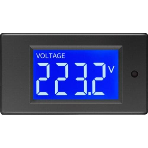 Peacefair AC Digital Ammeter Smart Electric Single Phase 80-260V 5A Voltage Current Watt Monitor For Small Watt LED Lamp Test