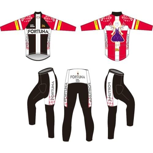 CUSROO 2021 LONG Sets Cycling Jersey Custom Made Ropa Ciclismo Short Cycling Wear Team Winter Thermal Fleece Anime