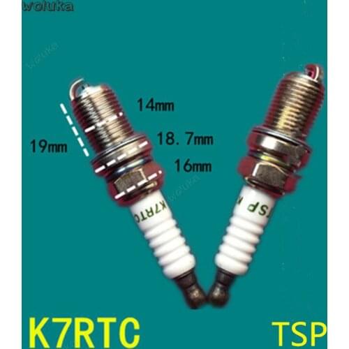 Spark plug burner with resistance type KTRTC ordinary small head small square spark plug 4 pieces CD50 Q04