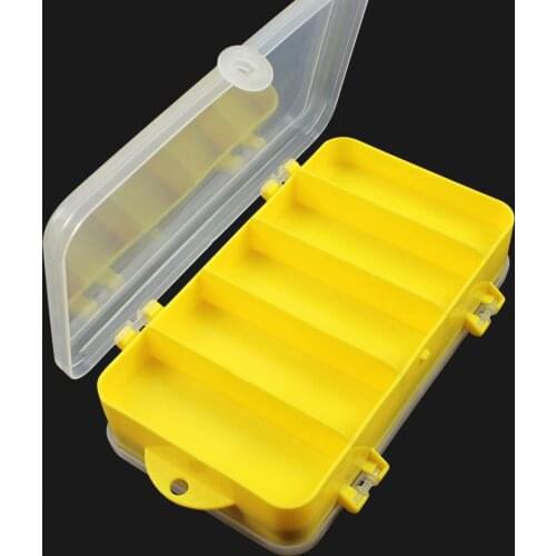Fishing Storage Box Case Portable Fishing Tackle Boxes Fishing Lure Box Double Sided Organizer Fishing Tool Accessory