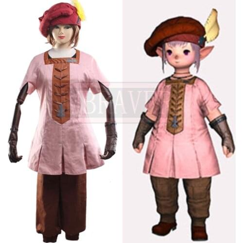 Final Fantasy XIV FF14 Cosplay Tataru Cosplay Costume Party Christmas Halloween Custom Made Any Size