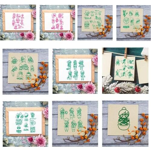 Sweety Girls Follow Your Heart Transparent Silicone Clear Stamp For Scrapbooking DIY Craft Decoration Soft Stamp 2020 Hot New