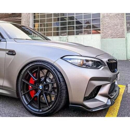 Sexy2021 Fit For F87 w M2m2c Thunder Version Refitted Size Surround Carbon Fiber Cs Front Spade Head Lip Tail Wing