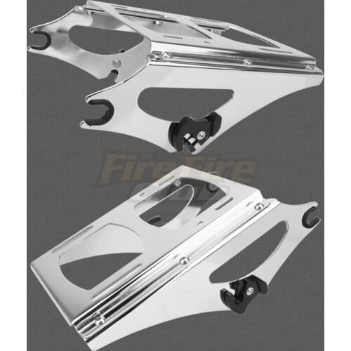 Motorcycle Detachable Mount Luggage Rack Docking Hardware For Harley Touring Road Street Glide Road King 2009-2013 Models