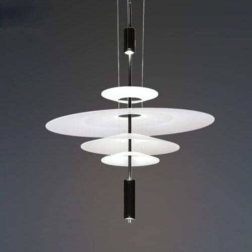 Modern Acrylic LED Pendant Lights Shadow Dining Room Kitchen Designer Hanging Lamps Nordic Indoor Simple Home Decor Led Lighting